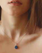 Styled look: London Blue Topaz Silver Pendant, ideal Anniversary or Daily Wear gift
