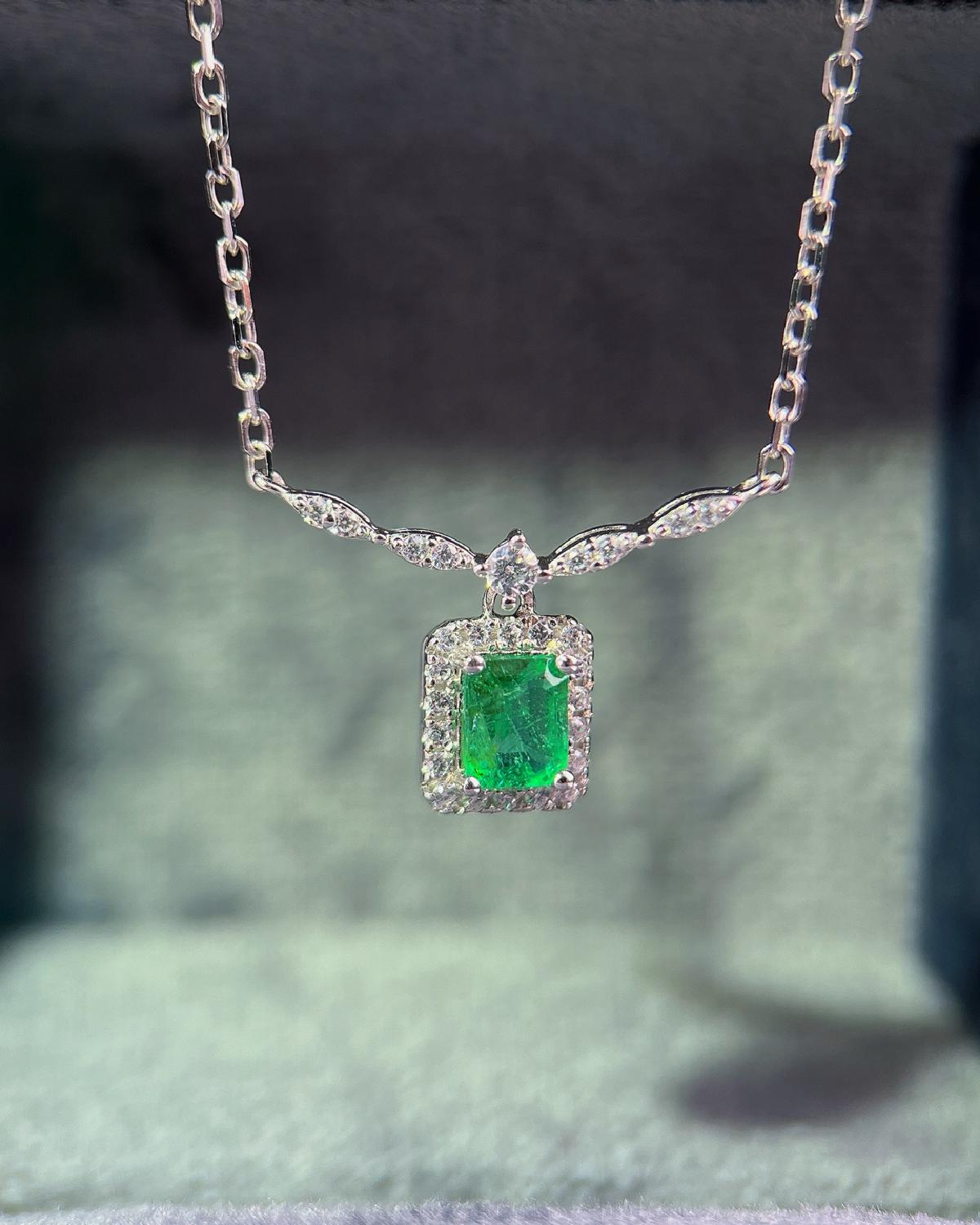 May birthstone necklace gift for her featuring Candy Style design elements