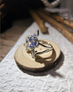 Tanzanite butterfly ring for daily wear - For Her, For Wife